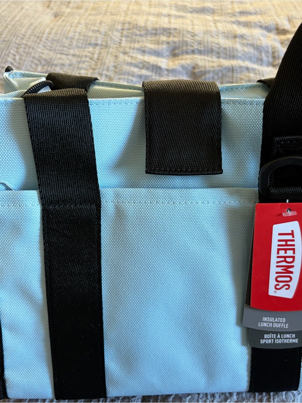 NEW Thermos Insulated Lunch Duffle Cooler Bag Blue BPA Free IsoTec Lunch Tote